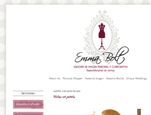 Tablet Screenshot of emmabolt.com